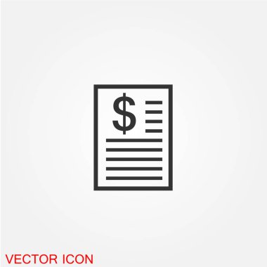 Beyaz arka plan, vektör, illüstrasyon izole iş sözleşme düz simgesi