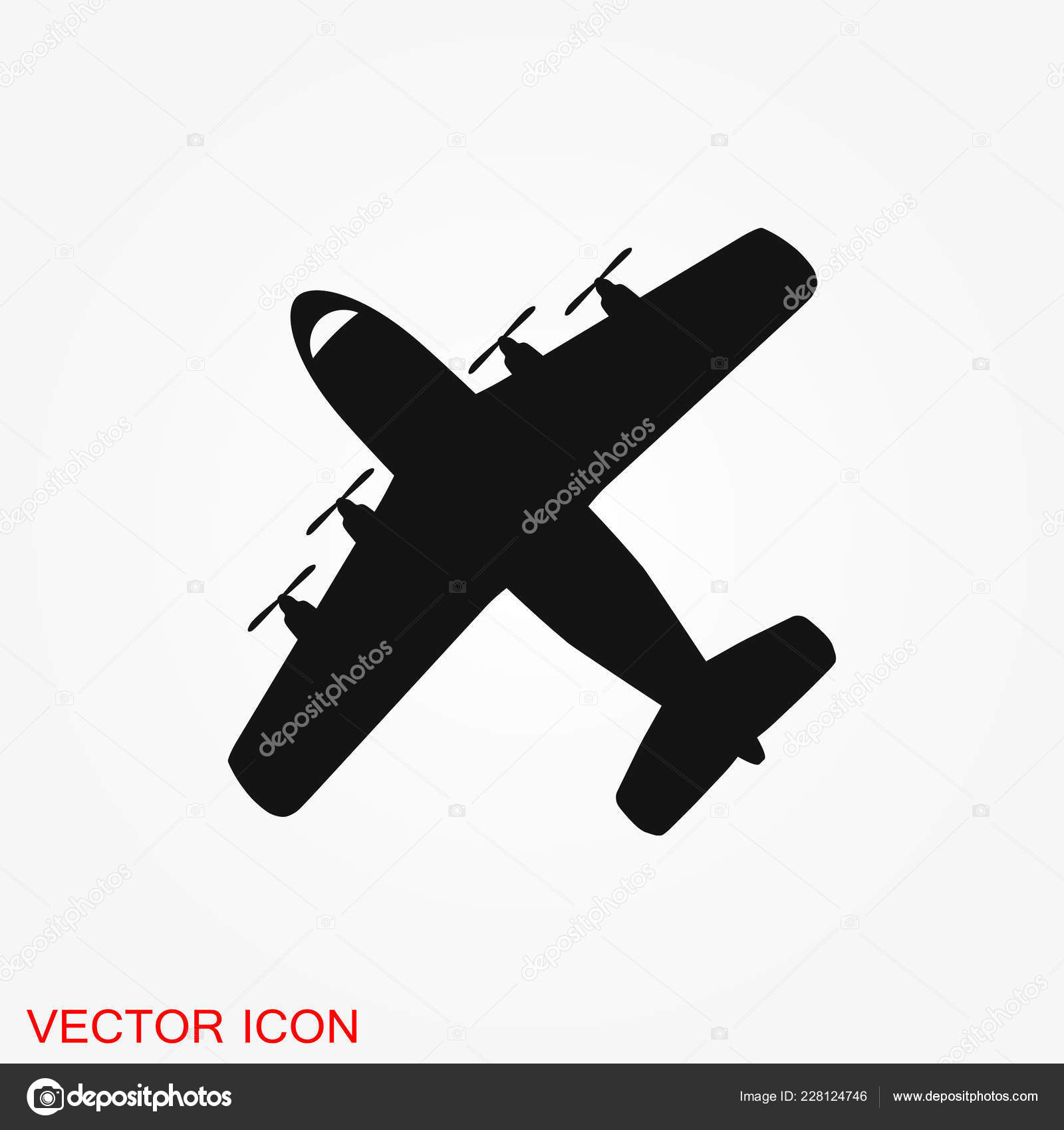 View Aircraft Icon White Background