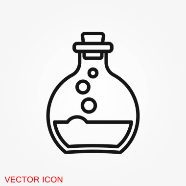 Aromaterapi simgesi. Web sitesi için konsept illüstrasyon. İşaret, sembol, öğe.