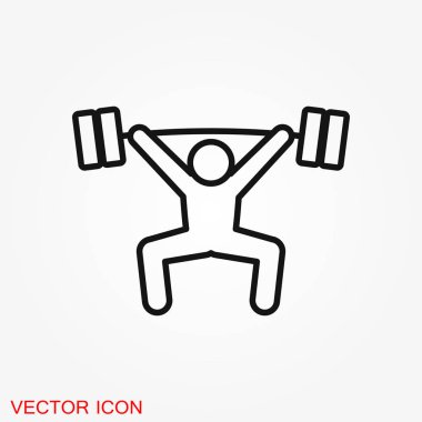 Arka plan vektör illüstrasyon işareti tasarım izole atlet simgesi