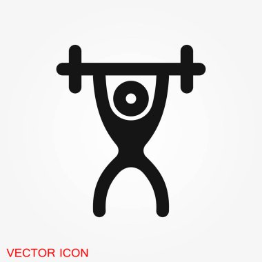 Arka plan vektör illüstrasyon işareti tasarım izole atlet simgesi