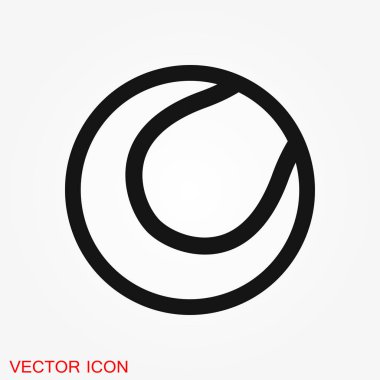 Spor top idolü. Düz vektör çizim arka planda işaret tasarım için izole