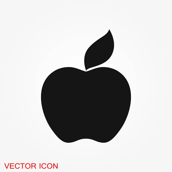 Symbole Page Apple Icon Pour Conception Votre Site Web Logo — Image vectorielle