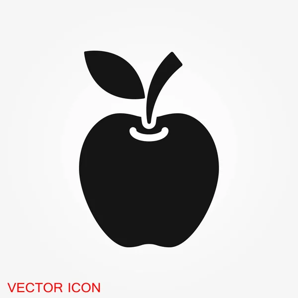 Símbolo Página Apple Icon Para Design Seu Site Símbolo Apple — Vetor de Stock