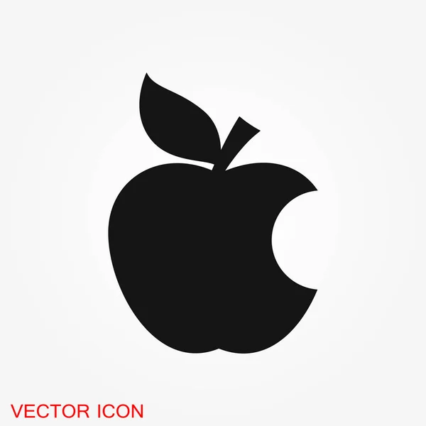 Símbolo Página Apple Icon Para Design Seu Site Símbolo Apple — Vetor de Stock