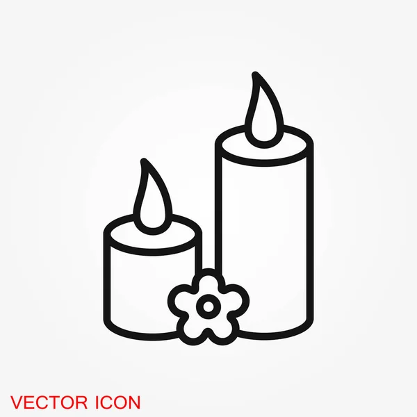 Aromatherapie Symbol Konzeptillustration Für Die Website Zeichen Symbol Element — Stockvektor
