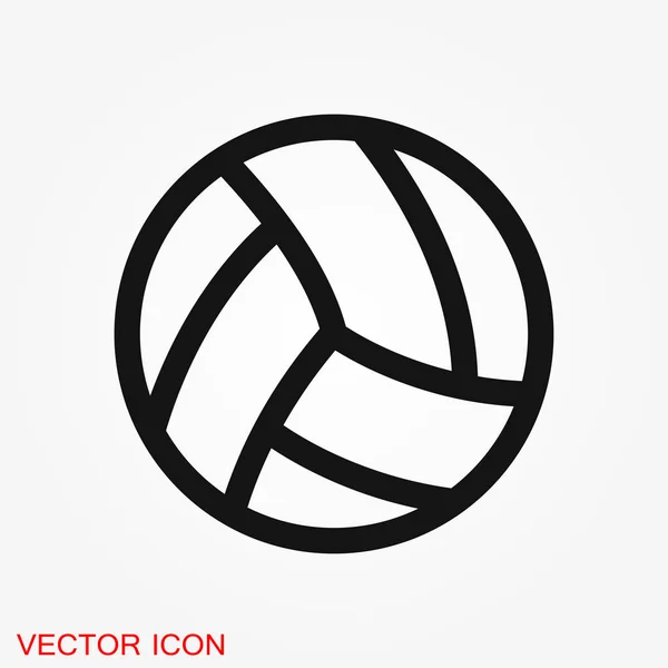 Sport Ball Icon Flat Vector Illustration Isolated Background Sign Design — Stock Vector