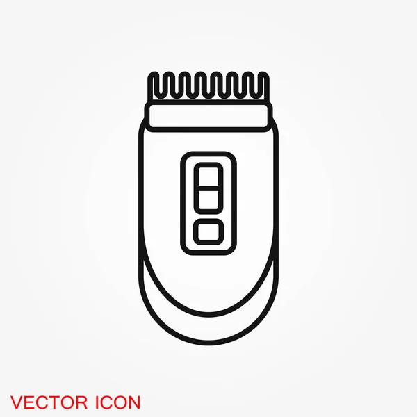 Barber Icon Vector Salon Hair Dryer Hair Curler Web Mobile — Stock Vector