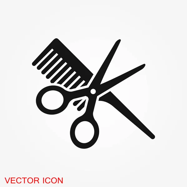Icône Coiffeur Vecteur Salon Sèche Cheveux Boucleur Cheveux Pour Toile — Image vectorielle