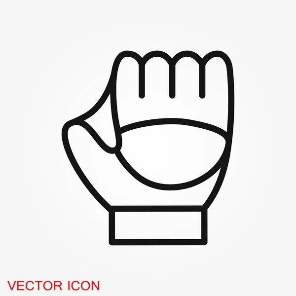 Simple Modern Set Baseball Icons Premium Symbol Collection Vector Illustration — Stock Vector