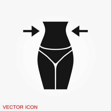 Vücut simgesi, Web sitesi için konsept illüstrasyon. İşaret, sembol, öğe.