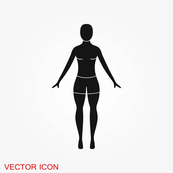 Körpersymbol Konzeptillustration Für Die Website Zeichen Symbol Element — Stockvektor