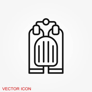 Spor vektör işaret su, tasarım için sembol simge Dalış,