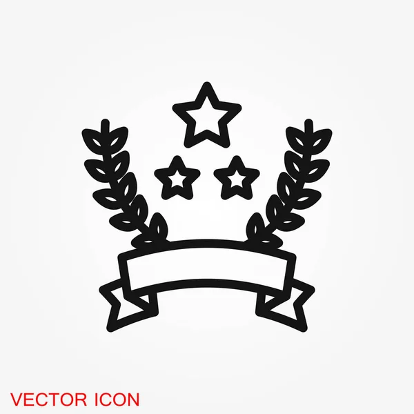 Kampioen Vector Icon Plat Ontwerp Voor Het Web Mobiele App — Stockvector