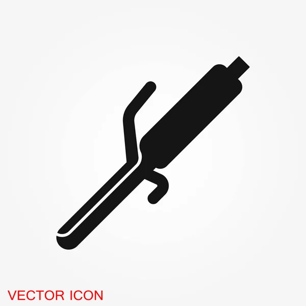 Curlers Vector Icono Para Sitios Web Diseño Web Aplicación Móvil — Vector de stock