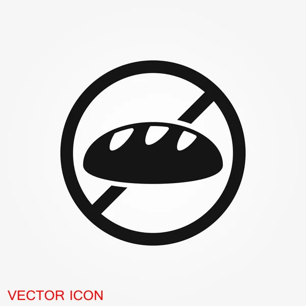 Icône Vectorielle Alimentaire Étiquettes Alimentaires Isolées Sur Fond Icônes Étiquettes — Image vectorielle