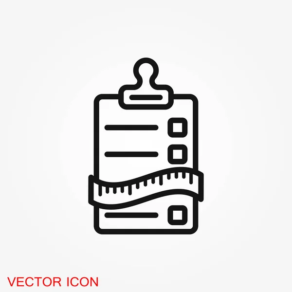 Dieet Vector Pictogram Dieet Voedseletiketten Geïsoleerd Achtergrond Dieet Pictogrammen Labels — Stockvector