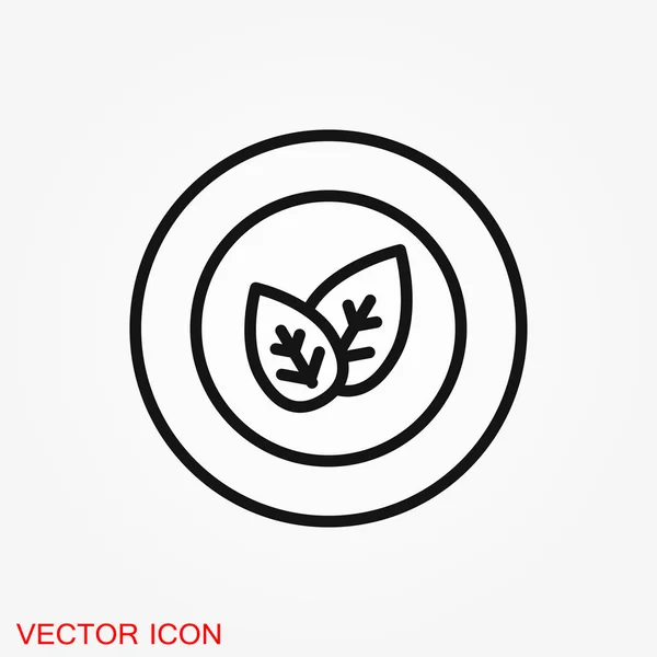 Icono Del Vector Dietético Etiquetas Dietéticas Aisladas Sobre Fondo Iconos — Vector de stock