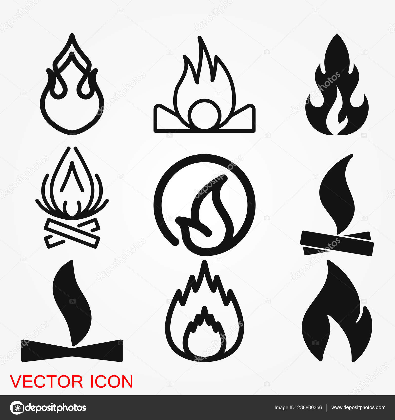 Jogos de fogo para aplicativo de design de logotipo de jogo