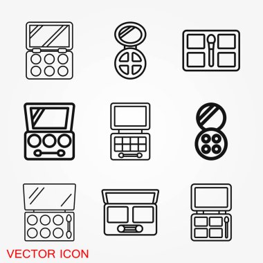 Göz farı simgesi logosu, illüstrasyon, vektör işareti simgesi tasarım için