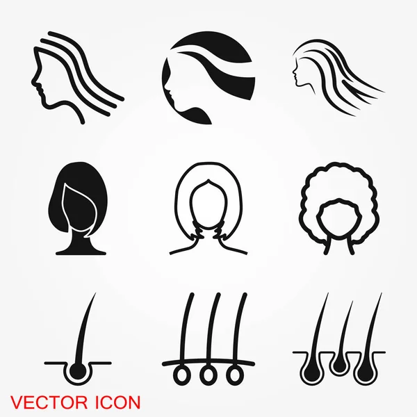 Logo Del Icono Del Salón Belleza Ilustración Símbolo Signo Vector — Vector de stock