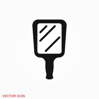 Simge logosu, vektör işareti simgesi tasarım ayna