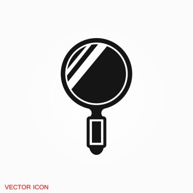 Simge logosu, vektör işareti simgesi tasarım ayna