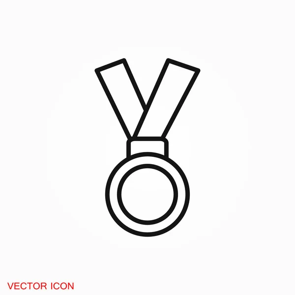 Pictograma Medalia Simbolul Medaliei Pentru Site Tau — Vector de stoc