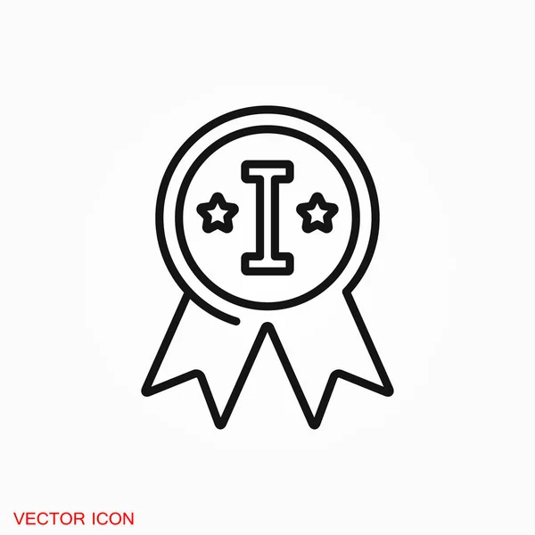 Медаль Значок Символ Медалі Вашого Сайту — стоковий вектор