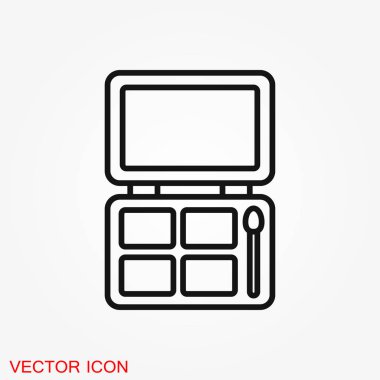 Göz farı simgesi logosu, illüstrasyon, vektör işareti simgesi tasarım için