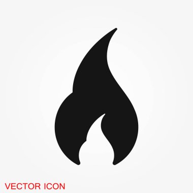 Yangın kutsal kişilerin resmi logosu, illüstrasyon, vektör işareti simgesi tasarım için