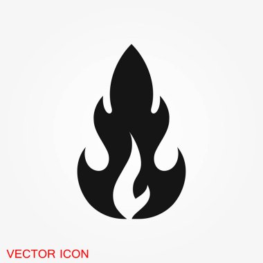 Yangın kutsal kişilerin resmi logosu, illüstrasyon, vektör işareti simgesi tasarım için