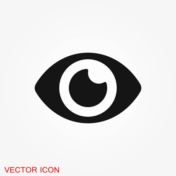 Augenvektorsymbol Vektor Bestes Flaches Symbol Logo Illustration Vektorzeichensymbol Für Design — Stockvektor