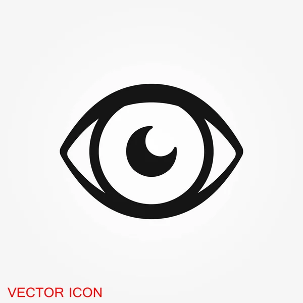 Augenvektorsymbol Vektor Bestes Flaches Symbol Logo Illustration Vektorzeichensymbol Für Design — Stockvektor