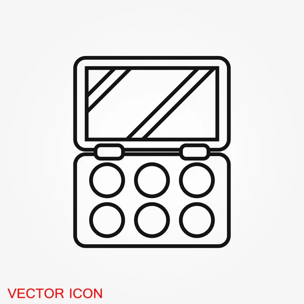 Oogschaduw Pictogram Logo Afbeelding Vector Teken Symbool Voor Ontwerp — Stockvector