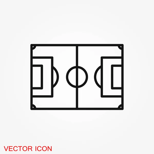 Logotipo Ícone Futebol Ilustração Símbolo Sinal Vetor Para Projeto — Vetor de Stock