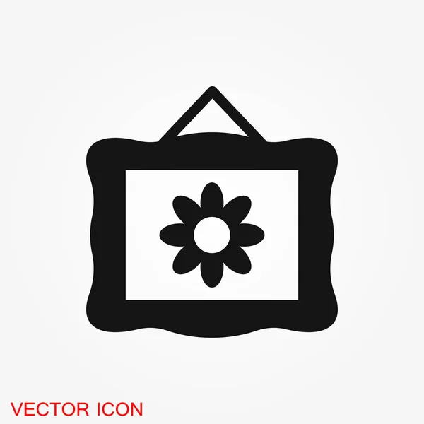 Vetor Ícone Quadro Ícone Quadro Para Logotipo Web Aplicativo Ilustração —  Vetores de Stock