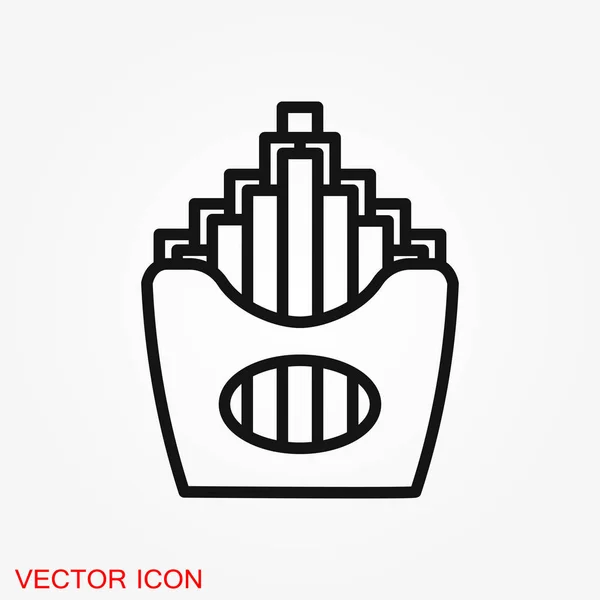 Pommes Ikone Vektor Konzept Illustration Für Design — Stockvektor