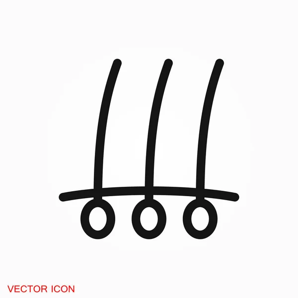 Hair Salon Icon Logo Illustration Vector Sign Symbol Design — Stock Vector