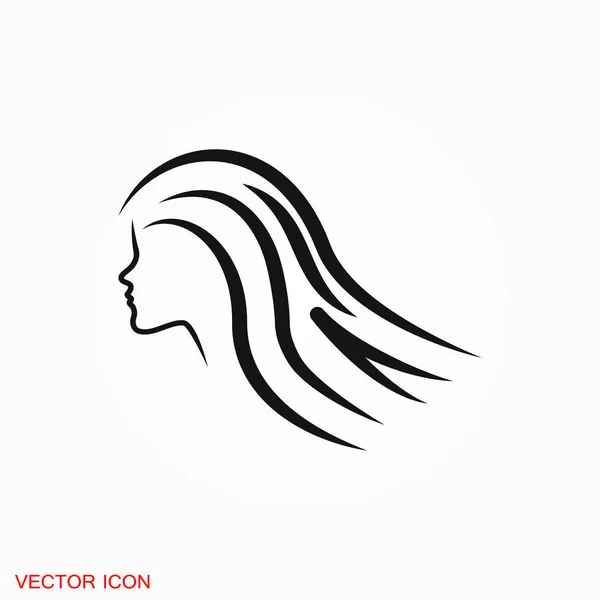 Hair Salon Icon Logo Illustration Vector Sign Symbol Design — Stock Vector