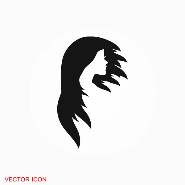 Logo Del Icono Del Salón Belleza Ilustración Símbolo Signo Vector — Vector de stock
