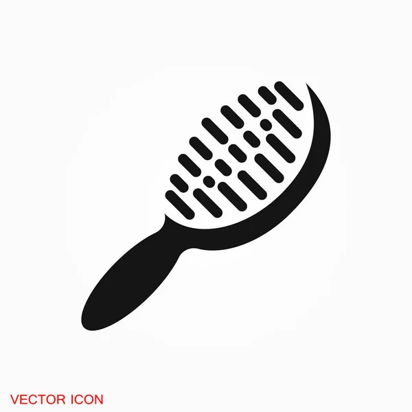 Brosse Cheveux Logo Illustration Signe Vectoriel Symbole — Image vectorielle