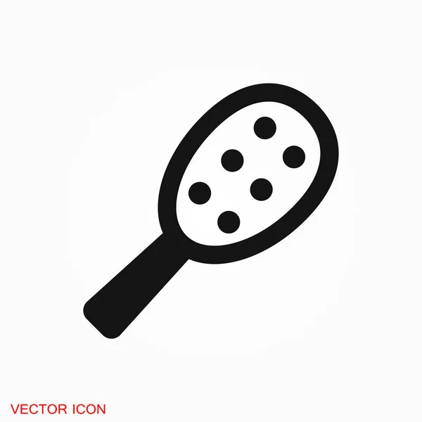 Haarbürste Logo Illustration Vektorzeichen Symbol — Stockvektor