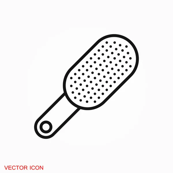 Brosse Cheveux Logo Illustration Signe Vectoriel Symbole — Image vectorielle