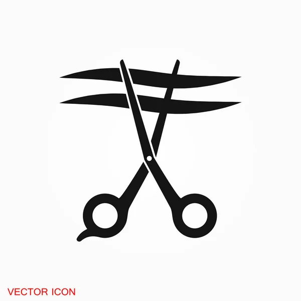 Friseur Symbol Vektor Zeichen Symbol Für Design — Stockvektor