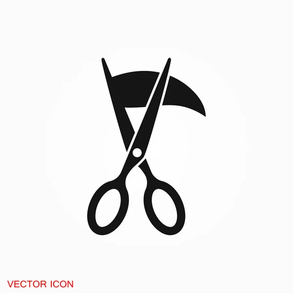 Friseur Symbol Vektor Zeichen Symbol Für Design — Stockvektor