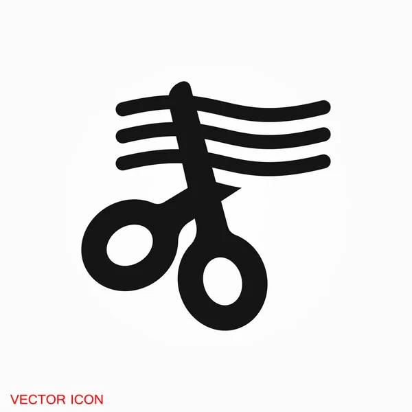 Borbély Ikonra Design Vektor Előjel — Stock Vector