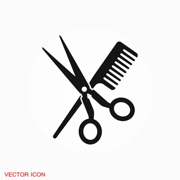 Barber Icon Vector Sign Symbol Design — Stock Vector