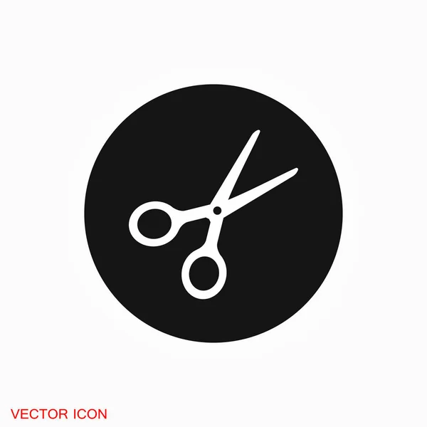 Friseur Symbol Logo Vektor Zeichen Symbol Für Design — Stockvektor