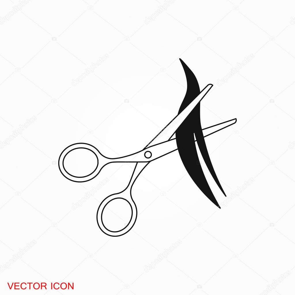 Barber icon vector sign symbol for design